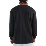 Malbon Gorse Long Sleeve Golf Tee - Black