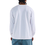 Malbon Gorse Long Sleeve Golf Tee - White