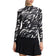 J.Lindeberg Women's Ella Print Compression Top - Bunker Fade Black Moonbeam