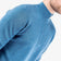 Galvin Green Chester Merino 1/4 Golf Sweater - Blue Melange