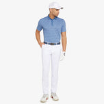 Galvin Green Marley Breathable Golf Polo Shirt - Moonlight Blue/White