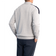Glenmuir Selkirk Quarter Zip Ribbed Sleeve Cotton Golf Pullover - Light Grey Marl