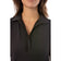 Golftini Women's Short Sleeve Ruffle Golf Polo Shirt - Black