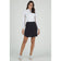 IBKUL Women's Straight 17.5" Golf Skort - Black