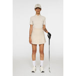 J.Lindeberg Women's Izara Golf Polo Shirt - Moonbeam