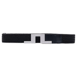 J.Lindeberg Braided Bridge 30 Golf Belt - Black