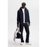 J.Lindeberg Lukas Quarter 拉链高尔夫中层 - 白色