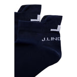 J.Lindeberg Spin Short Golf Socks - Black