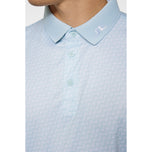 J.Lindeberg Tour Tech Printed Golf Polo Shirt - Shadow Bridge Winter Sky