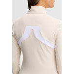 J.Lindeberg Women's Janice Full Zip Golf Mid-Layer - Moonbeam