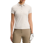 J.Lindeberg 女式 Tour Tech 高尔夫 Polo 衫 - Moonbeam
