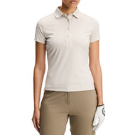 J.Lindeberg 女式 Tour Tech 高尔夫 Polo 衫 - Moonbeam