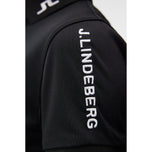J.Lindeberg Women's Tour Tech Slim Golf Polo Shirt - Black