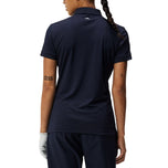 J.Lindeberg 女式 Tour Tech 高尔夫 Polo 衫 - JL 海军蓝