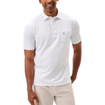 Johnnie-O Original 4 扣 Polo 衫 - 纯色 - 白色