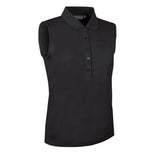 Glenmuir Women's Jenna Sleeveless Golf Shirt - Black
