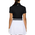 J.Lindeberg Women's Jessa Golf Polo Shirt - Black