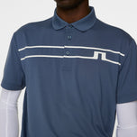 J.Lindeberg Klas Golf Polo Shirt - Vintage Indigo