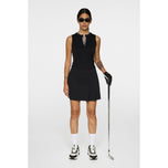 J.Lindeberg Women's Leya Sleeveless Golf Shirt - Black