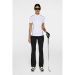 J.Lindeberg Women's Leyla Golf Polo Shirt - White