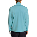 Lyle & Scott Core Quarter Zip Golf Midlayer - Aquamarine