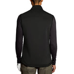Lyle & Scott Hybrid Quilted Full Zip Golf Vest - Jet Black