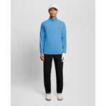 Lyle & Scott Mesh Panelled Course Golf Midlayer - Nitrogen