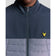 Lyle & Scott 运动抓绒混合高尔夫背心 - True Indigo/Steel Indigo