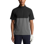 Lyle & Scott Windjammer 高尔夫衬衫 - 深黑色/花岗岩