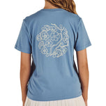 Malbon Women's Cosette Stitched Tee - Blue Shadow