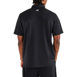 Malbon Block Placket Golf Polo Shirt - Black