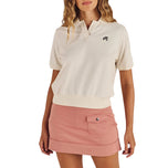 Malbon 女式 Kin Polo 衫 - 象牙色