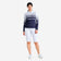 Nivo Women's Lolita UV Long Sleeve Mock Neck Golf Shirt - White/Navy