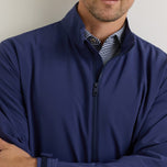 Peter Millar Dunes 高尔夫夹克 - 海军蓝