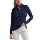 Peter Millar Women&#39;s Women&#39;s Raglan Sleeve Perth 1/4 Midlayer - Navy