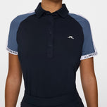J.Lindeberg Women's Priya Golf Polo Shirt - JL Navy