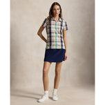 RLX Ralph Lauren 女式印花轻质气流高尔夫 Polo 衫 - 春季马德拉斯