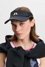 J.Lindeberg Women's Gain Golf Visor - Black