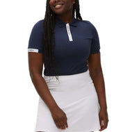 Rohnisch Women's Abby Golf Polo Shirt - Navy/White