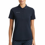 Rohnisch Women's Nicky Golf Polo Shirt - Micro R Check Navy