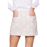 Golftini Women's Pull On 17.5" Golf Skort - Sand Bar