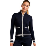 Nivo Women's Scarlet Full Zip Knitted Golf Cardigan - Navy