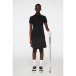 J.Lindeberg Women's Tour Tech Golf Polo Shirt - Black