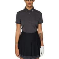 J.Lindeberg Women's Tour Tech Golf Polo Shirt - Asphalt