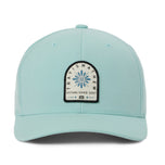 Travis Mathew Loyalty Points Snapback Cap - Eggshell Blue