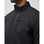 Travis Mathew On Course Waterproof Golf Zip Pullover - Black