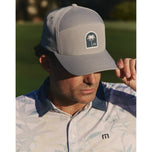 Travis Mathew Travel List 后扣高尔夫球帽 - 雨雪色