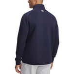 Under Armour Drive Pro 1/2 拉链高尔夫中层 - 海军蓝
