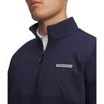 Under Armour Drive Pro 1/2 拉链高尔夫中层 - 海军蓝