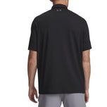 Under Armour 比赛 Polo 高尔夫衬衫 - 黑色